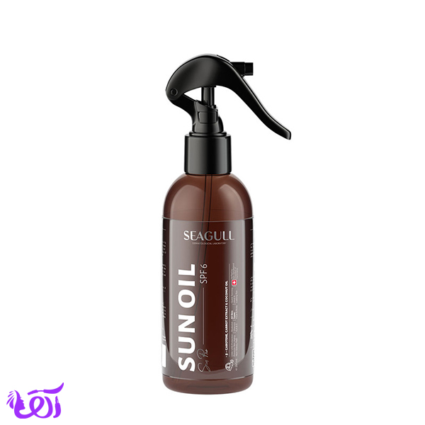 روغن بدن برنز سی گل SEAGULL مدل SUN OIL حجم 250 ML